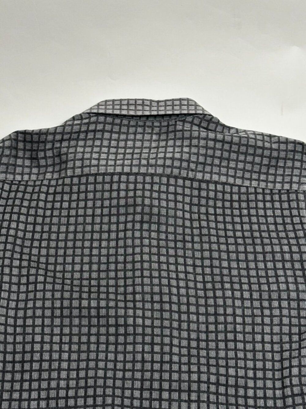 UNTUCKit Mens Large Gray Check Button Up Shirt Long Sleeve 100% Cotton Casual - Picture 13 of 16